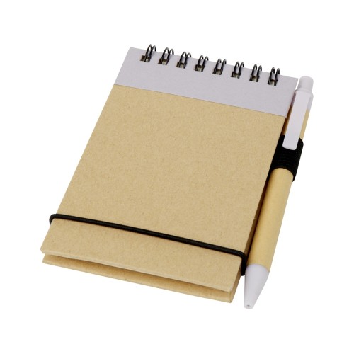 Блокнот А7 "Zuse" с ручкой шариковой, лиловый