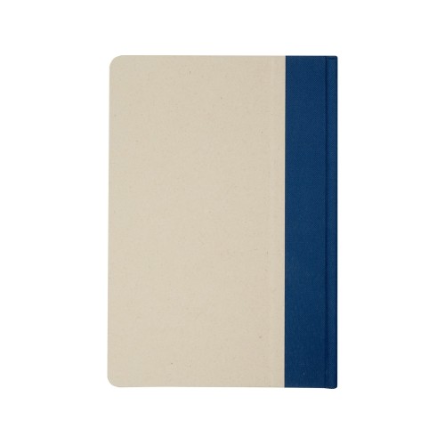 Liliana блокнот формата А5 в твердой обложке из пластика из сахарного тростника - Синий