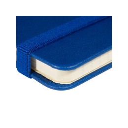 Блокнот А5  "City" на резинке, синий