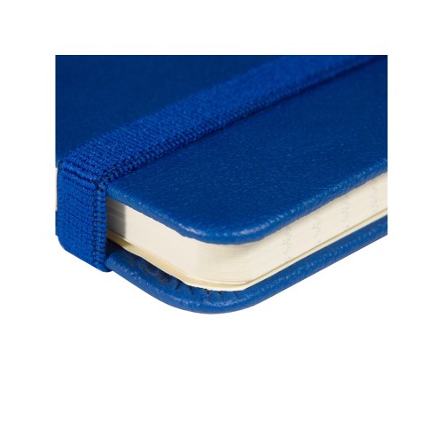 Блокнот А5  "City" на резинке, синий