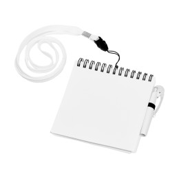 Блокнот А6 "Журналист" с ручкой, белый