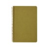 Бизнес тетрадь на гребне А5 "Pragmatic", 60 листов в клетку, зеленый хаки