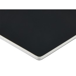 Тетрадь с каменной бумагой А5 "Carrara" 40 л., линейка, черный