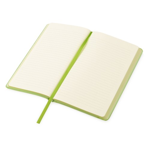 Блокнот «Notepeno» А5 с тонированными линованными страницами, зеленое яблоко
