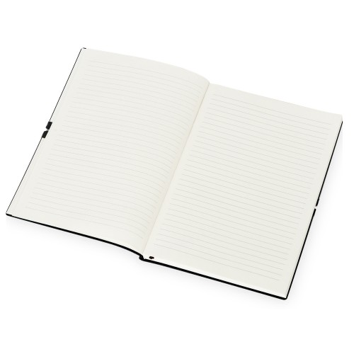 Блокнот "Horizon" с горизонтальной резинкой, гибкая обложка, 80 листов, черный