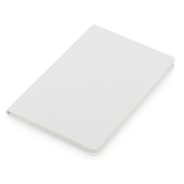 Блокнот "Wispy", твердая обложка A5, 64 листа в линейку, белый