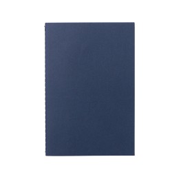 Блокнот "Monet", гибкая обложка A5 из моющегося крафта, 32 листа, темно-синий