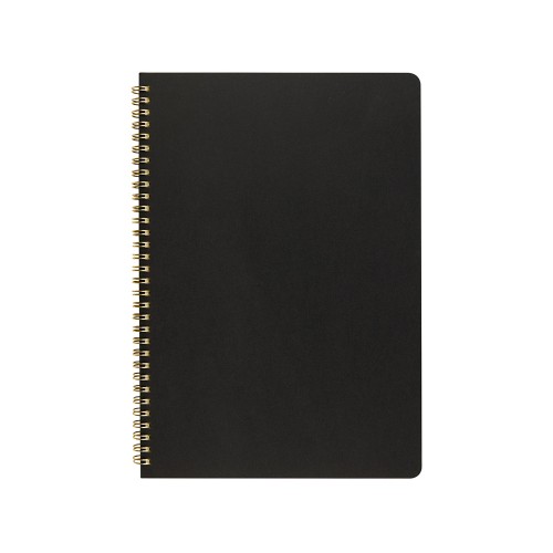 Бизнес тетрадь на гребне А4 "Pragmatic", 100 листов в клетку, черный