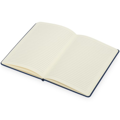 Блокнот "Wispy", твердая обложка A5, 64 листа в линейку, синий