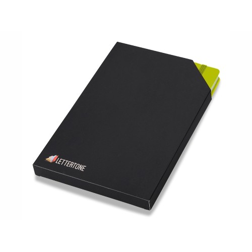 Блокнот А6 "Vision", Lettertone, зеленый