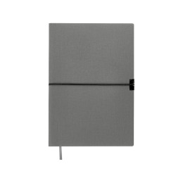 Блокнот "Horizon" с горизонтальной резинкой, гибкая обложка, 80 листов, серый