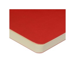 Скетчбук "Sketch & Art" в мягком переплете 179х250 мм, 80 л. бежевой бумаги 100 гр., красный
