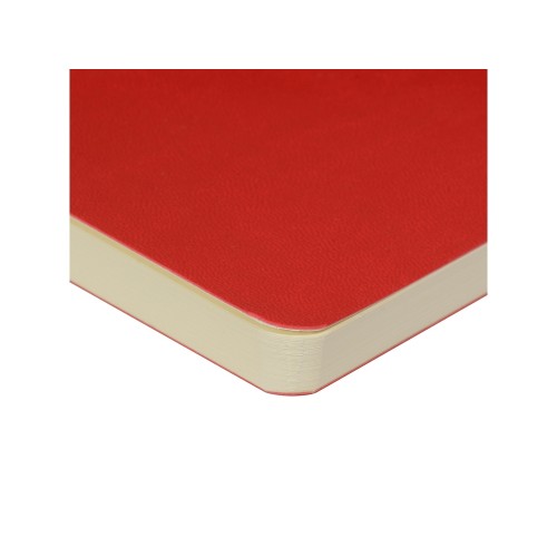 Скетчбук "Sketch & Art" в мягком переплете 179х250 мм, 80 л. бежевой бумаги 100 гр., красный