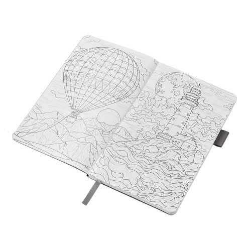 Блокнот "Vision Trend" А5 в гибкой обложке, серый