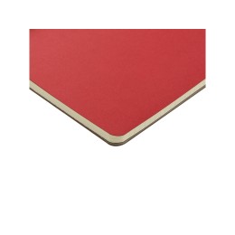 Бизнес тетрадь на гребне А5 "Pragmatic", 60 листов в клетку, красный