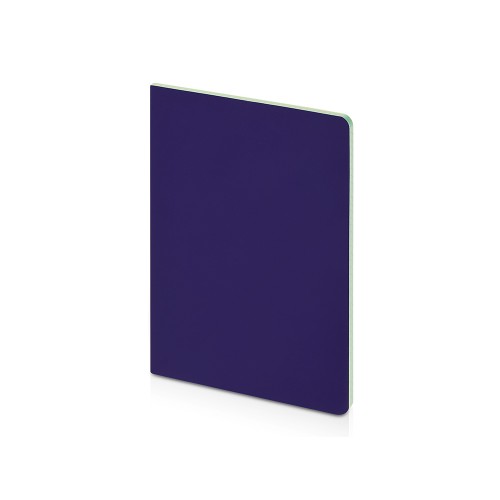 Бизнес-тетрадь А5 "Pragmatic Contrast", 40 листов в клетку, фиолетовый с салатовым срезом