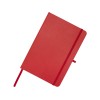 Teak блокнот А5 из переработан. материала в твердой обложке с линован. страницами - Красный