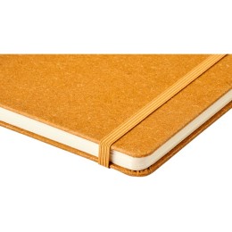 Блокнот Atlana размером A5 с отделкой из кусочков кожи, светло-коричневый