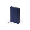 Блокнот А6 CORAL в твердой обложке из кожзама, темно-синий