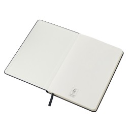 Бизнес-блокнот "С3" софт-тач с магнитом, твердая обложка, 96 листов, черный