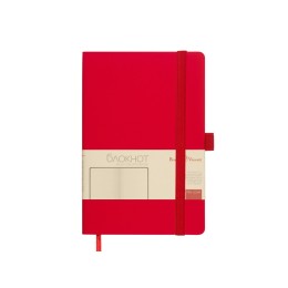 Блокнот А5  "City Flex" на резинке, красный