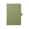 Блокнот А5 "Snow Hard" твердая обложка, 80 листов 70 гр/м2, зеленый