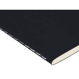 Скетчбук "Sketch & Art" в мягком переплете 178х230 мм, 32 л. бежевой бумаги 100 г/м2, черный