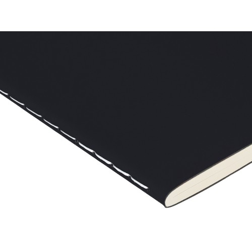 Скетчбук "Sketch & Art" в мягком переплете 178х230 мм, 32 л. бежевой бумаги 100 г/м2, черный