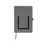 Блокнот "Pocket" 140*205 мм с карманом для телефона, серый