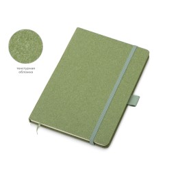 Блокнот А5 "Snow Hard" твердая обложка, 80 листов 70 гр/м2, зеленый