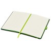 Блокнот "ColorNote Black", твердая обложка A5, 80 листов, черный с зеленым яблоком