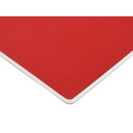 Тетрадь с каменной бумагой А5 "Carrara" 40 л., линейка, бордовый