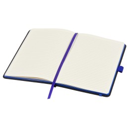 Блокнот "ColorNote Black", твердая обложка A5, 80 листов, черный с синим