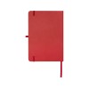 Teak блокнот А5 из переработан. материала в твердой обложке с линован. страницами - Красный