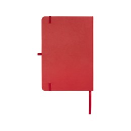 Teak блокнот А5 из переработан. материала в твердой обложке с линован. страницами - Красный