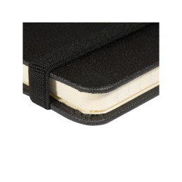 Блокнот А5  "City" на резинке, черный