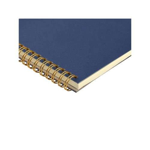 Блокнот А5 на гребне "Pragmatic" 60 листов в линейку, темно-синий