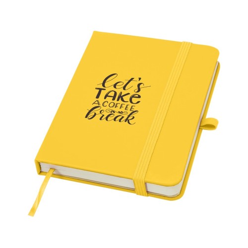 Блокнот Spectrum Plus формата A6 в твердой обложке - Желтый