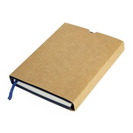 Бизнес блокнот А5 "Monoi" с клапаном, твердая обложка, 128 листов, темно-синий