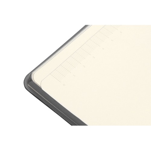 Блокнот «Notepeno» А5 с тонированными линованными страницами, серый