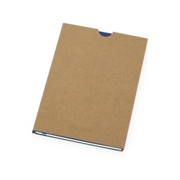 Блокнот "Horizon" с горизонтальной резинкой, гибкая обложка, 80 листов, синий