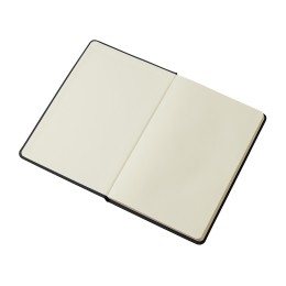 Блокнот в твердой обложке A5 «Виспи» в клетку, черный