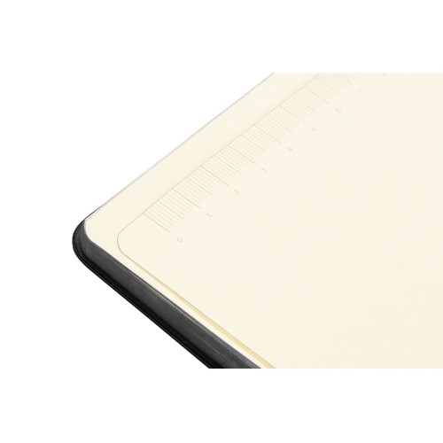 Блокнот «Notepeno» А5 с тонированными линованными страницами, черный