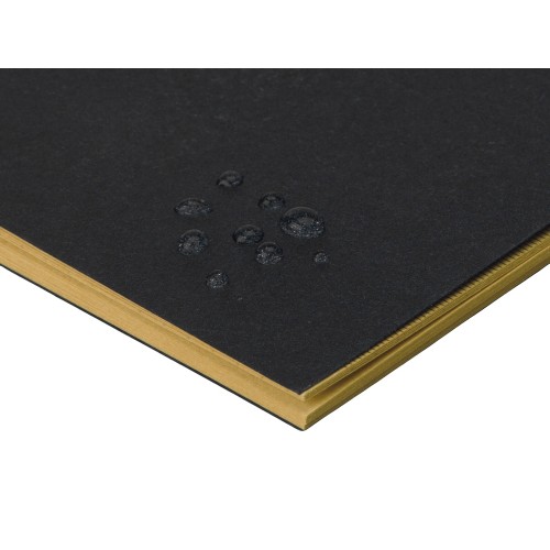 Блокнот "Monet", гибкая обложка A5 из моющегося крафта, 32 листа, черный