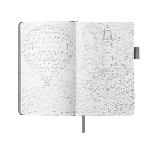 Блокнот "Vision Trend" А5 в твердой обложке, серый