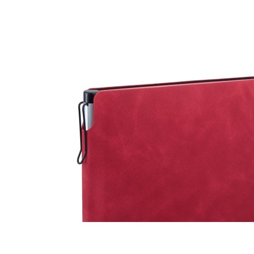 Блокнот А5 "Notepeno Max", 96 листов 80 гр/м2 белой FSC бумаги, красный