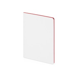 Бизнес-тетрадь А5 "Pragmatic Contrast", 40 листов в клетку, белый с красным срезом