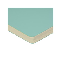 Скетчбук "Sketch & Art" в мягком переплете 179х250 мм, 80 л. бежевой бумаги 100 гр., мятный