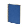 Бизнес тетрадь на гребне А5 "Pragmatic", 60 листов в клетку, синий