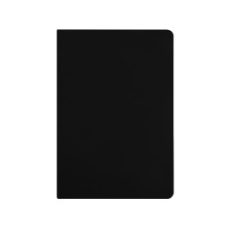 Бизнес-тетрадь А5 "Pragmatic Contrast", 40 листов в клетку, черный с голубым срезом